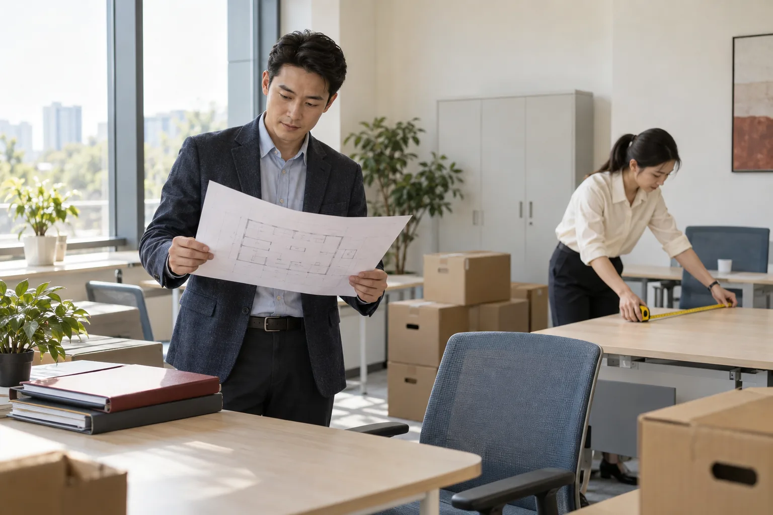 企业经营场所内供核对的空间与地址资料
