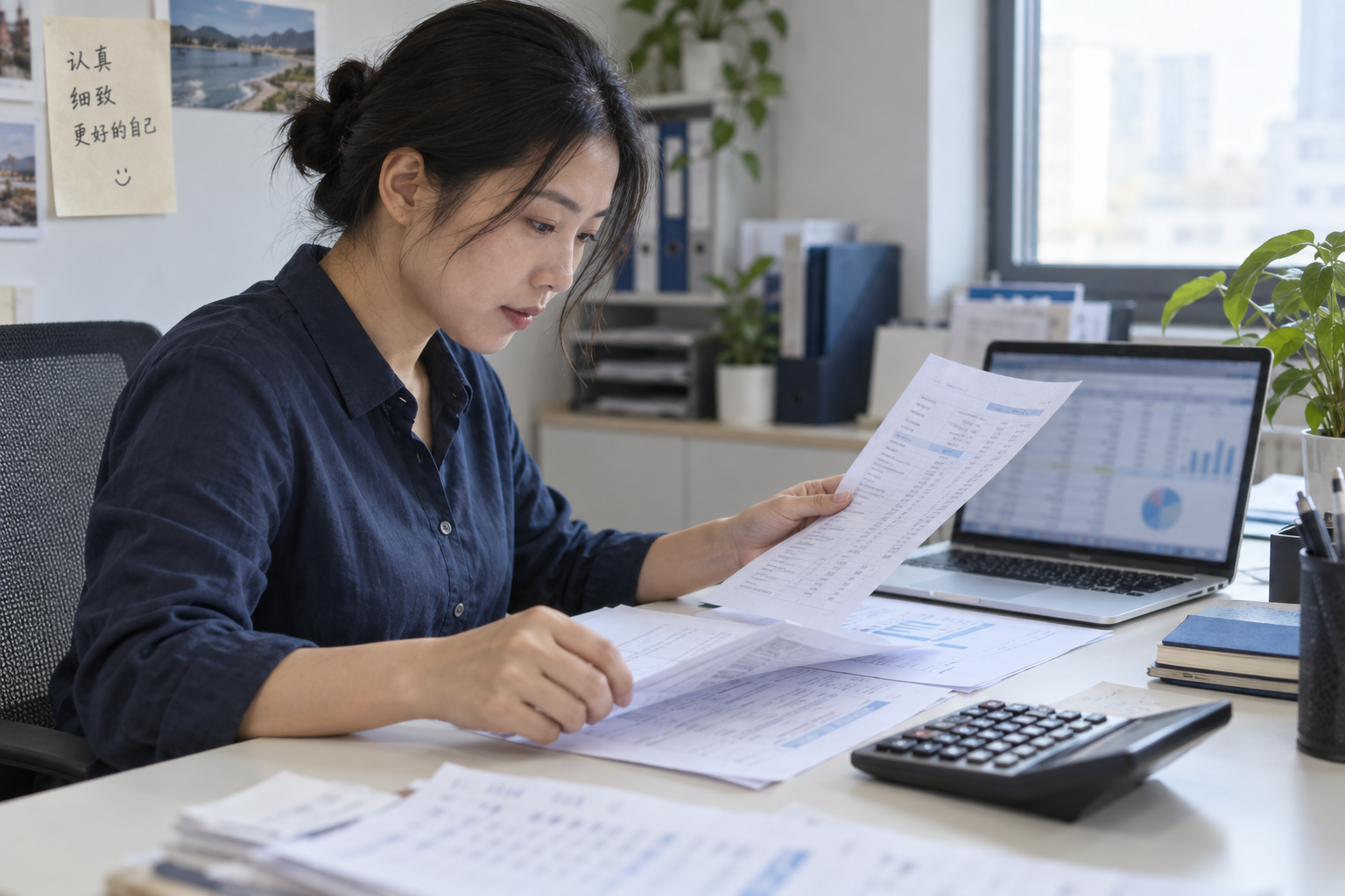 会计对照账户流水和企业业务记录核对收付款