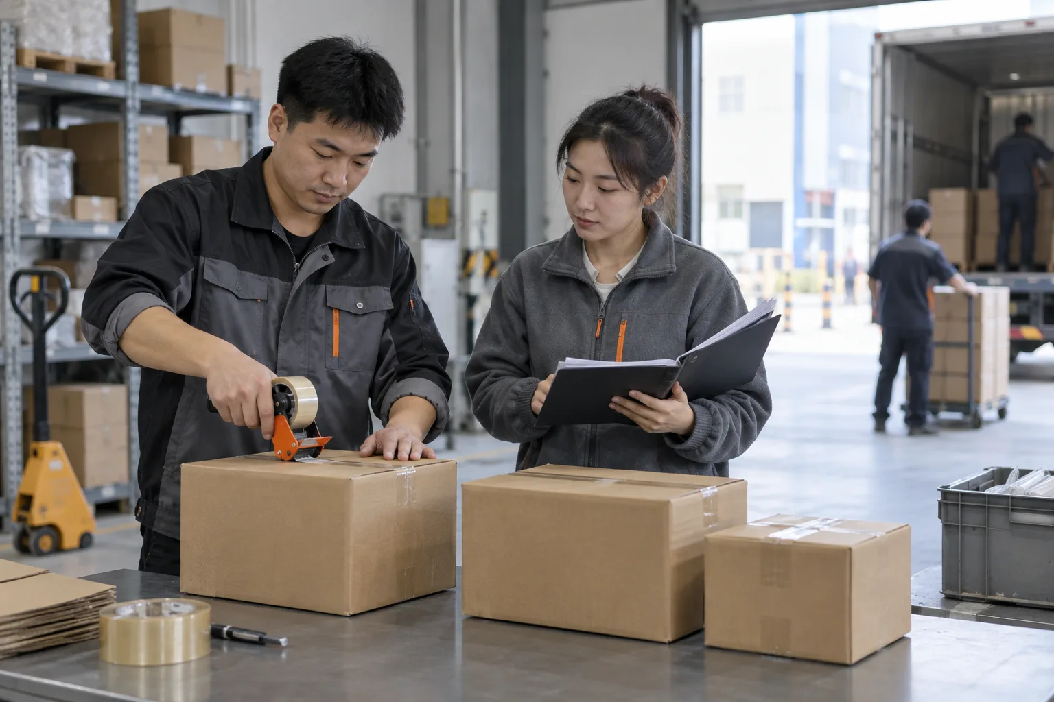 发货与相关结算资料核对的业务场景示意