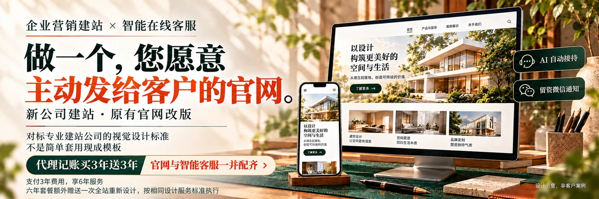 企业营销建站与智能客服