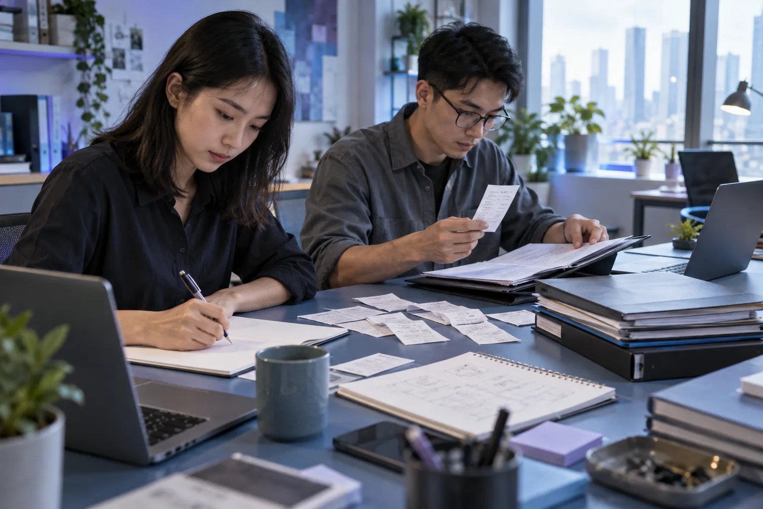 数字服务企业按项目整理合同、费用和收付款记录