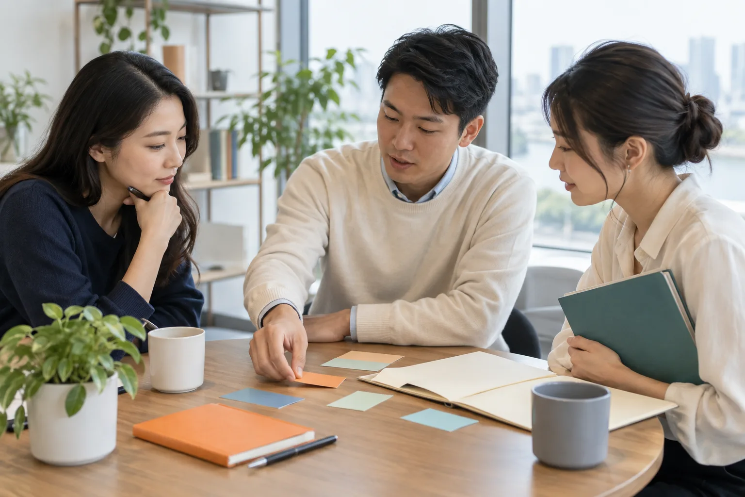 参与方梳理人员角色与资料归属的业务示意